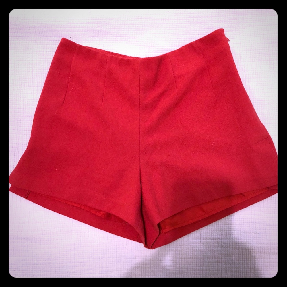 Red hot dress shorts!